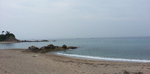 송정콘도에서 바라본 바닷가